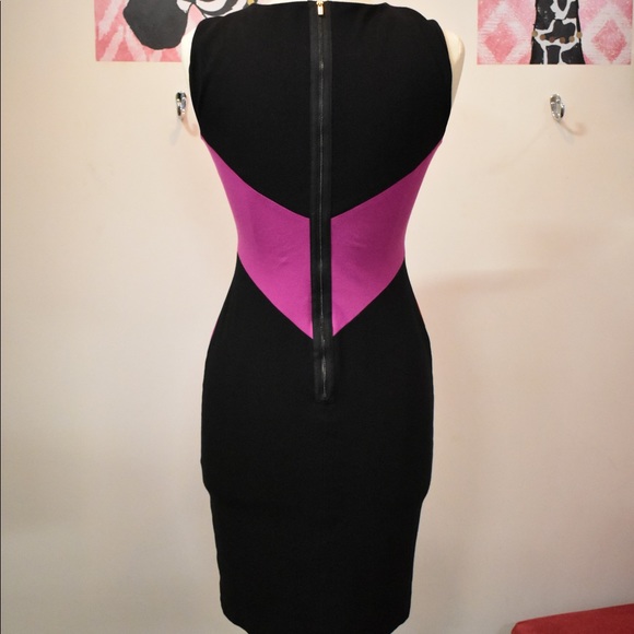 BCBG MAXAZRIA colorblock bodycon dress - Picture 2 of 6